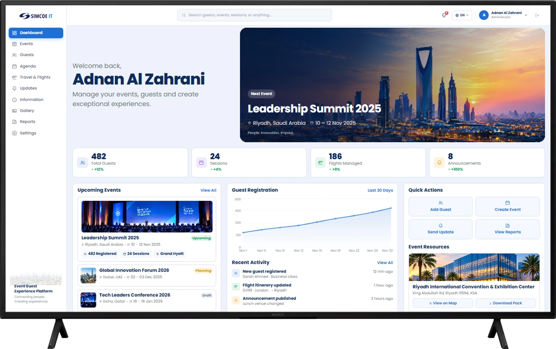 منصة تجربة الضيوف